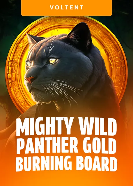 Mighty Wild Panther Gold Burning Board