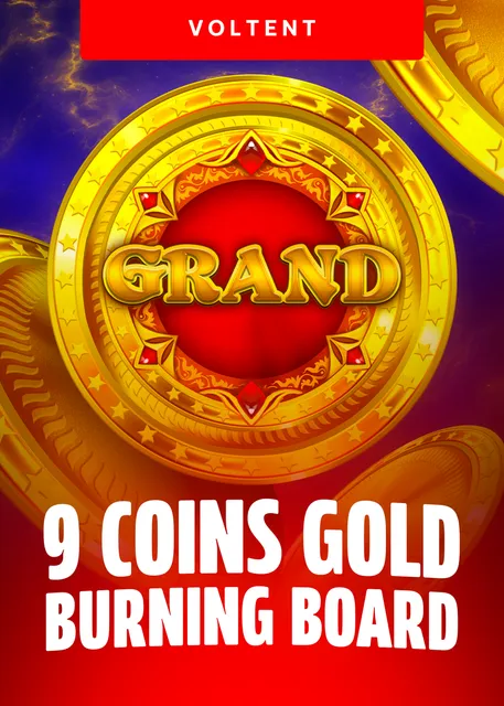 9 Coins Gold Burning Board