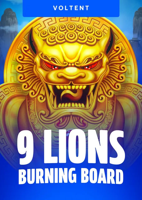 9 Lions Burning Board 9260