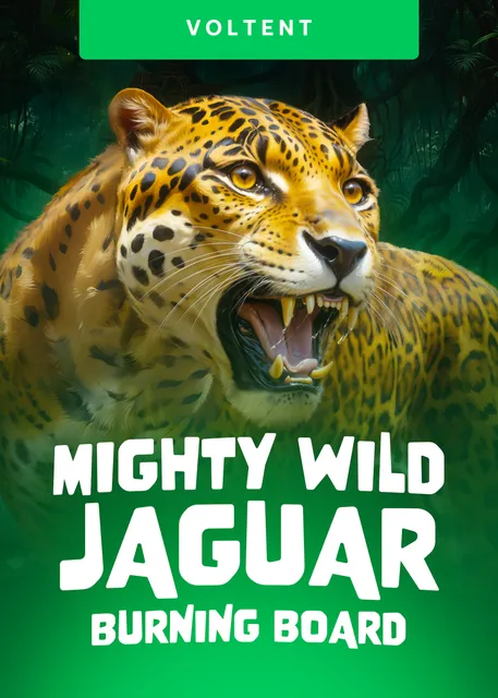 Mighty Wild Jaguar Burning Board