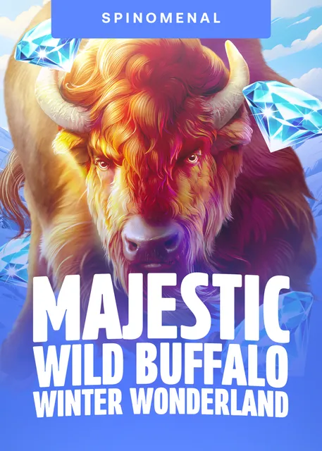 Majestic Wild Buffalo Winter Wonderland 2405