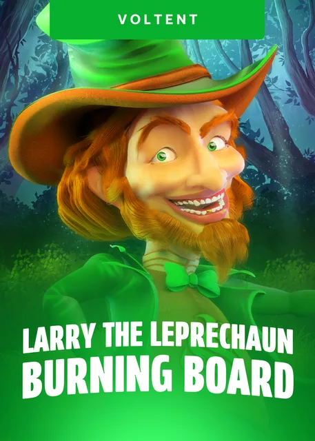Larrythe Leprechaun Burning Board